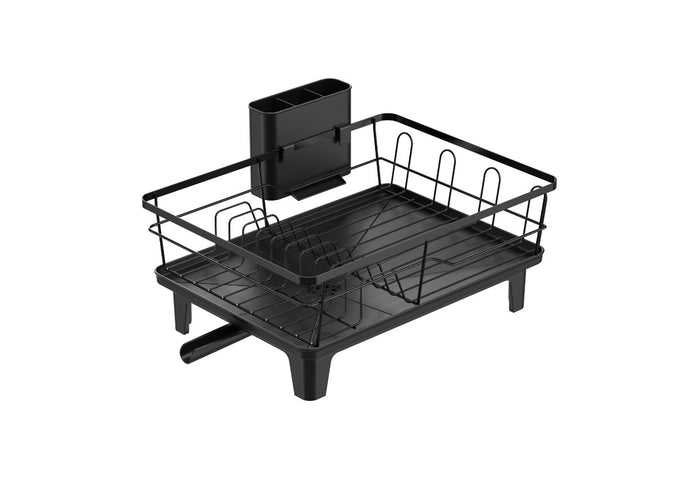 Escurridor De Platos Drip, Negro, Metalico