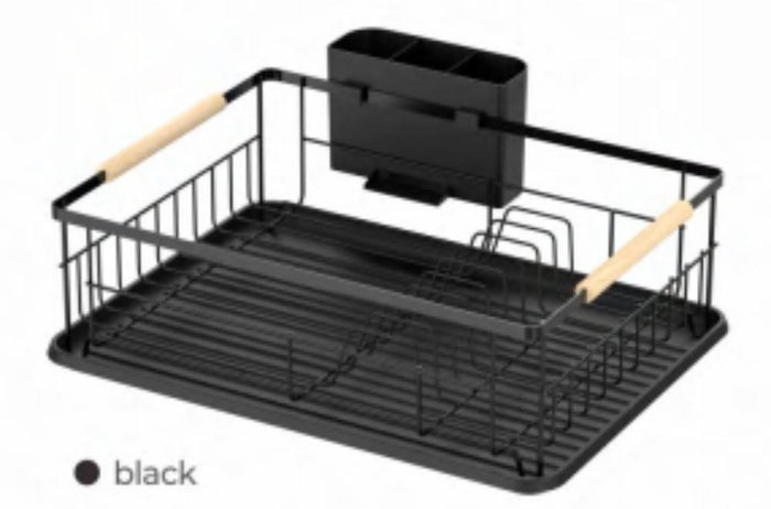 Escurridor De Platos Nova, Negro, Metalico