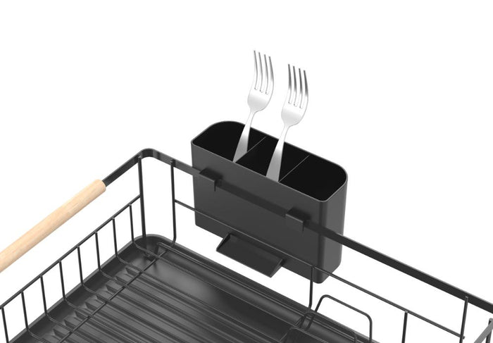 Escurridor De Platos Nova, Negro, Metalico