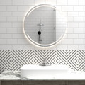 Espejo Circular Dallas, con Luz Led
