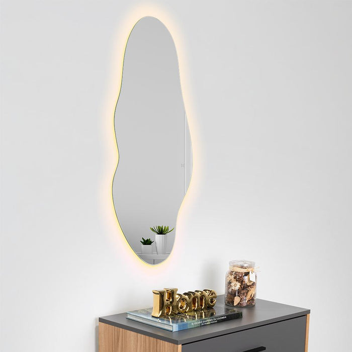 ESPEJO IRREGULAR PRAGA, LED Y TOUCH
