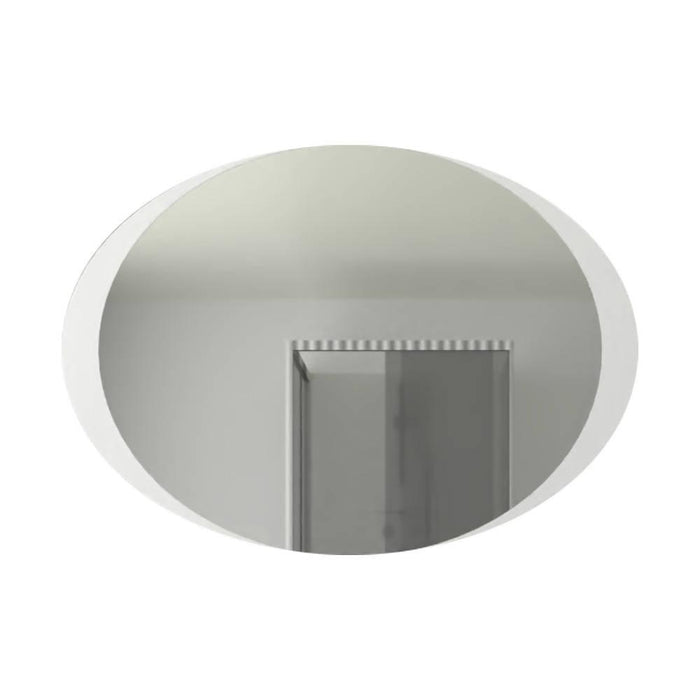 ESPEJO OVALADO VARESSE, GRIS, CON DISEÑO EN SANDBLASTING