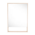 Espejo Rectangular Dakar,  Color Madera Clara