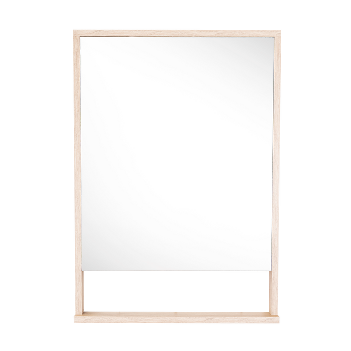 Espejo Rectangular Dakar,  Color Madera Clara