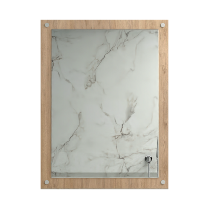 Espejo Rectangular Lille, Madera Clara