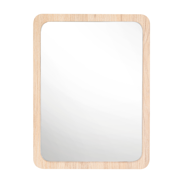Espejo Rectangular Mukal, Color Madera Clara