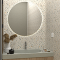Espejo Redondo Capri 75, Luz Led
