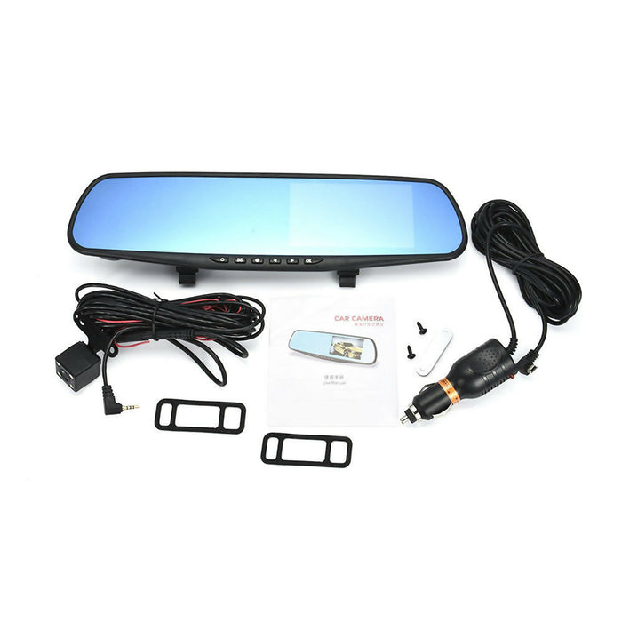 ESPEJO RETROVISOR CON CÁMARA FULL HD + CÁMARA TRASERA