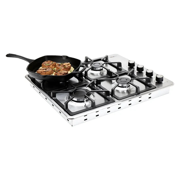 Estufa De Empotrar Haceb inox 60x51 cm, Hierro Fundido a gas natural