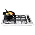 Estufa de Empotrar Haceb Inox 60x51 Hierro Fundido a Gas Propano
