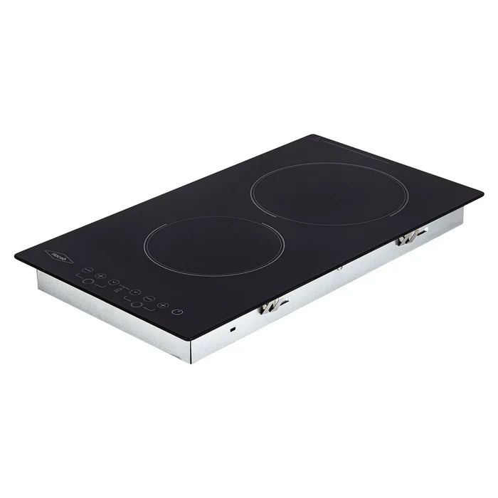 Estufa de empotrar Vitrocerámica negra 30 cm eléctrica 220V Haceb
