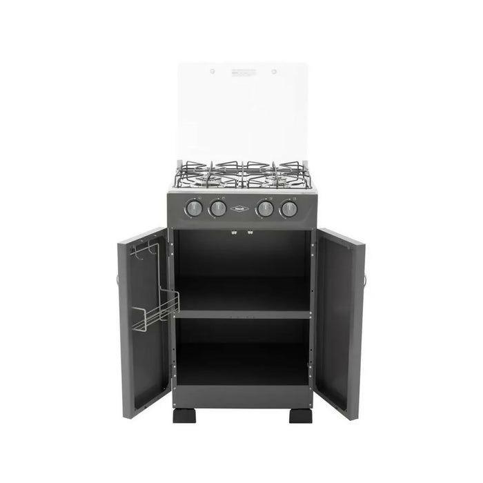 ESTUFA HACEB ROMERO GABINETE V GAS NATURAL PLATA - 9001903