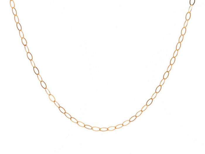 Elegant Almond Chain | Layering Queen | LINK, design your own