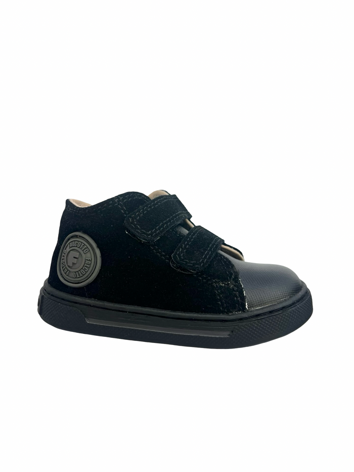 Falcotto Black Suede Baby Sneaker - Michael 3