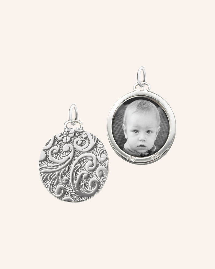 Floral Half Locket