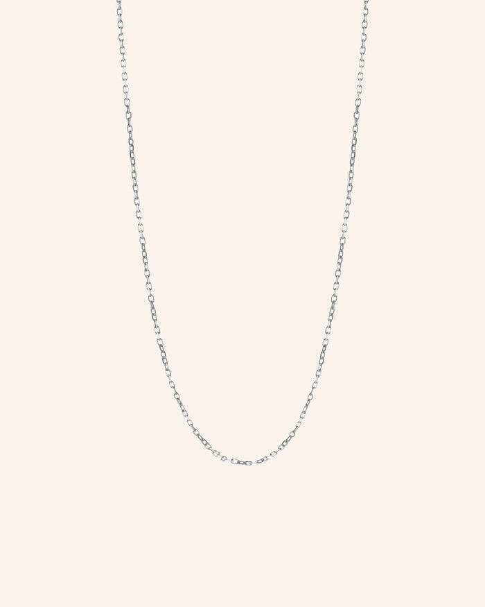 Sterling Silver Freddie Delicate Diamond Cut Chain