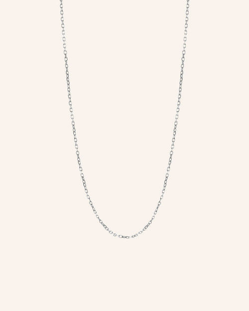 Sterling Silver Freddie Delicate Diamond Cut Chain