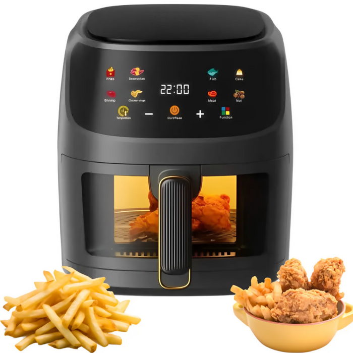 FREIDORA OLLA AIRE CALIENTE SIN ACEITE AIR FRYER 10 LITROS