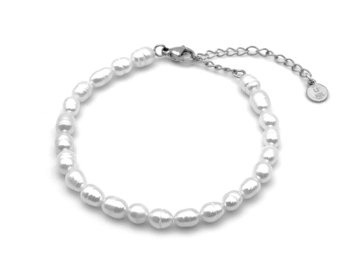 Freshwater Rice Shaped Pearl Bracelet | LINK, design your own