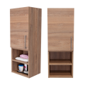GABINETE DE BAÑO APOLIS, MIEL, CON ESPACIO PARA GUARDAR OBJETOS DE ASEO PERSONAL X2