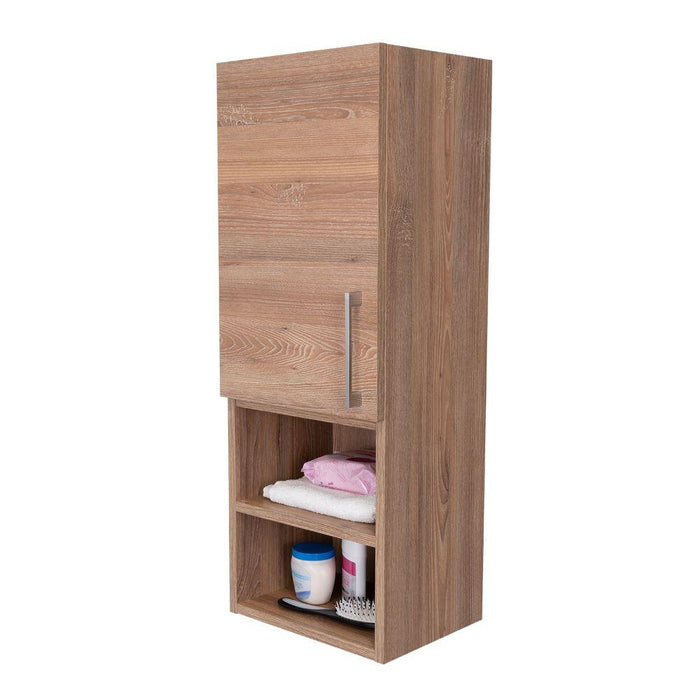 GABINETE DE BAÑO APOLIS, MIEL, CON ESPACIO PARA GUARDAR OBJETOS DE ASEO PERSONAL X2