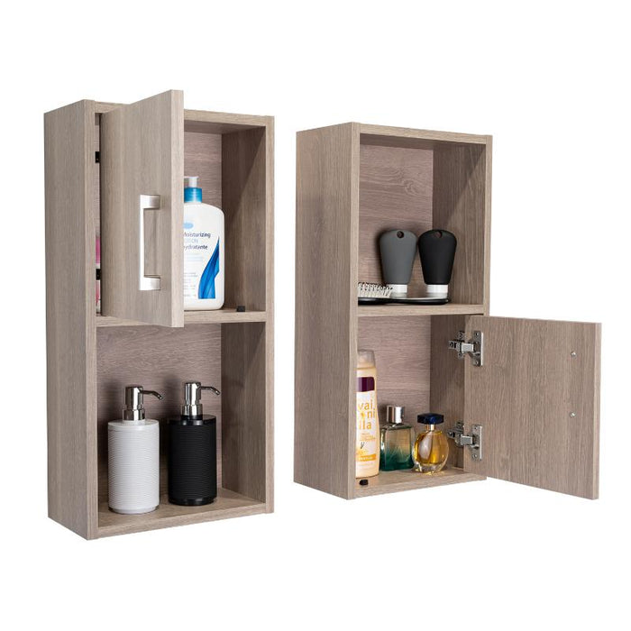 GABINETE DE BAÑO AQUA 4, BARDOLINO, CON PUERTA ABATIBLE X2