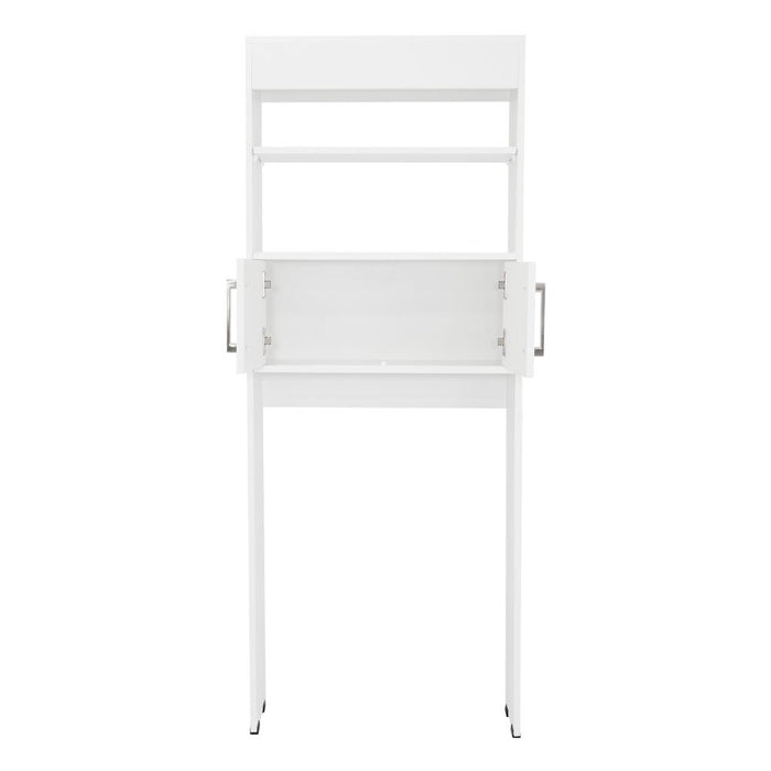 GABINETE DE BAÑO OPORTO, BLANCO, AHORRADOR DE ESPACIO
