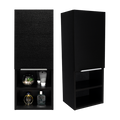 GABINETE DE BAÑO REAL, WENGUE, CON TRES ENTREPAÑOS X2