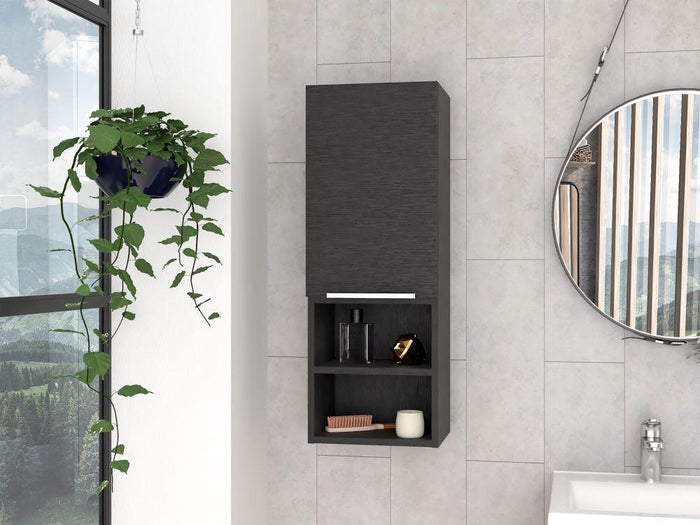 GABINETE DE BAÑO REAL, WENGUE, CON TRES ENTREPAÑOS X2