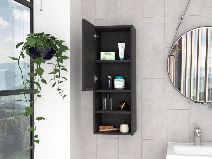 GABINETE DE BAÑO REAL, WENGUE, CON TRES ENTREPAÑOS X2