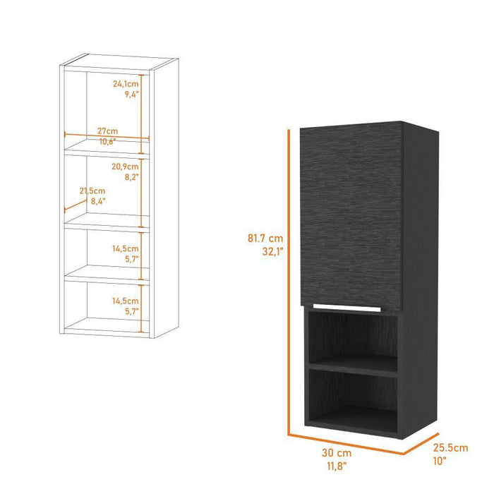 GABINETE DE BAÑO REAL, WENGUE, CON TRES ENTREPAÑOS X2