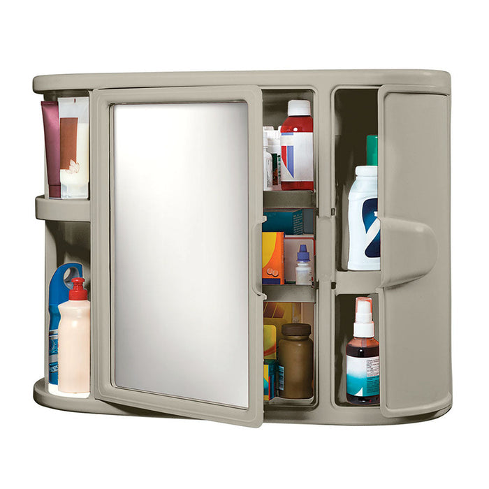 Gabinete para Baño con Espejo Taupe