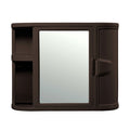 Gabinete para Baño con Espejo Wengue