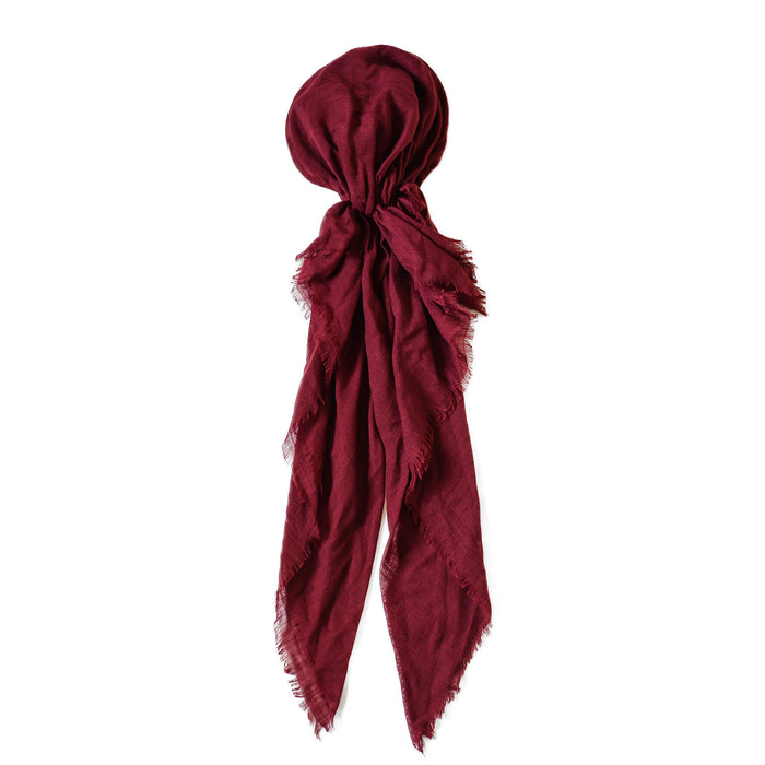 Gauzy Lightweight Solid Pretied Scarves