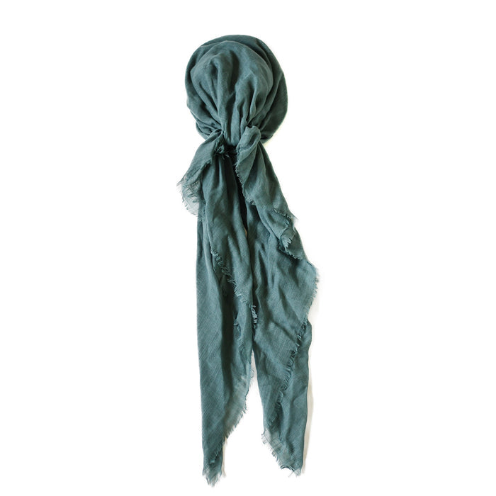 Gauzy Lightweight Solid Pretied Scarves