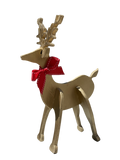 Gold Wooden Reindeer