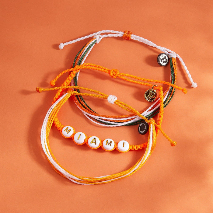 Green, Orange & White Bracelet