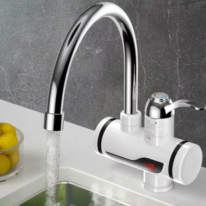 GRIFO LLAVE CALENTADOR AGUA ELÉCTRICO FRÍO CALIENTE COCINA 220V