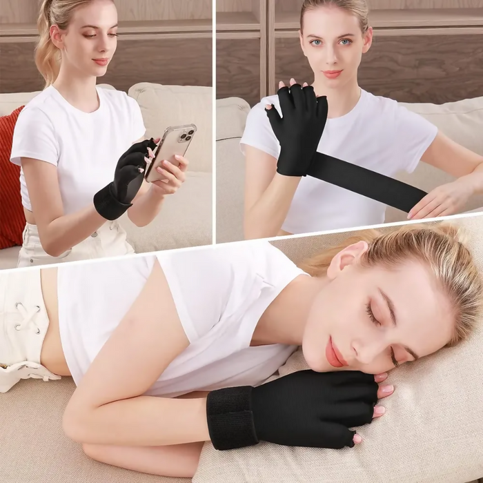 GUANTE TERAPÉUTICO FRÍO CALOR GEL COMPRESIÓN DOLOR MANO