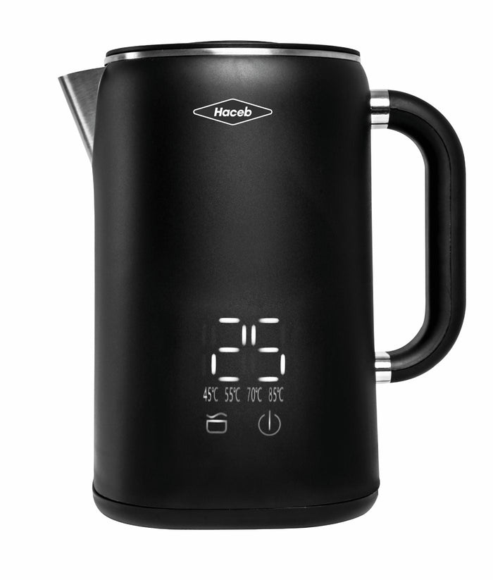 Hervidor De Agua e Infusor Eléctrico Haceb, Negro