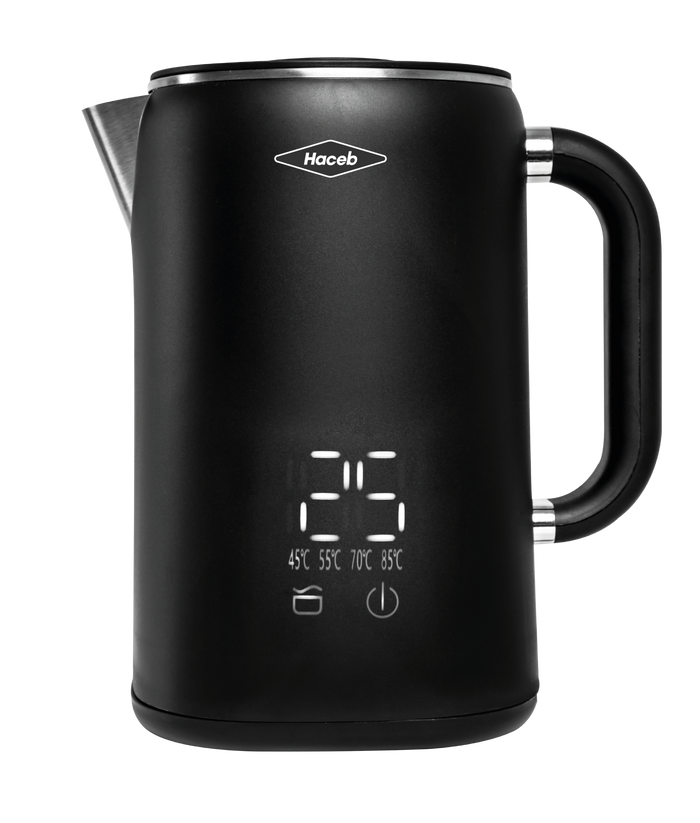 Hervidor De Agua e Infusor Eléctrico Haceb, Negro