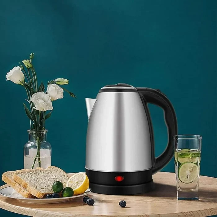 HERVIDOR DE AGUA ELÉCTRICA TETERA EN ACERO INOXIDABLE 2 LITROS