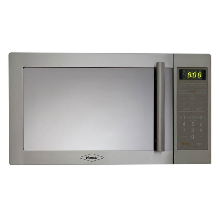 Horno Microondas Haceb Inox Con Grill Y Manija 1.1 (31 Litros)