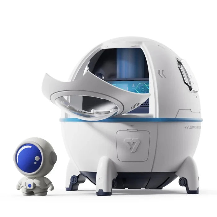 HUMIDIFICADOR CÁPSULA ESPACIAL CON MINI ASTRONAUTA DE 200ML 🚀✨