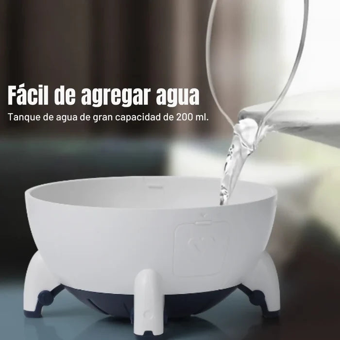 HUMIDIFICADOR CÁPSULA ESPACIAL CON MINI ASTRONAUTA DE 200ML 🚀✨