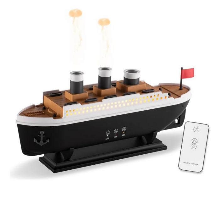 HUMIDIFICADOR DIFUSOR AROMAS ELÉCTRICO LED NIEBLA TITANIC