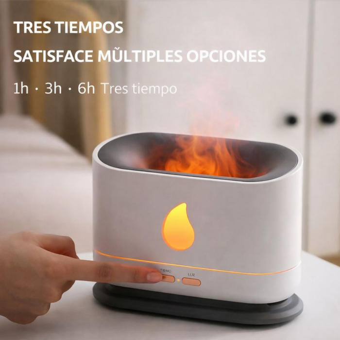 HUMIDIFICADOR GOTITA A10 LLAMA AROMA DIFUSOR ACEITES ESENCIA BLANCO 110V