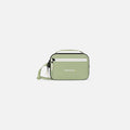 A Sherpani Hyk Palm Green Hip Pack, front view showing pocket and straps on white backdrop. #color_palm-green