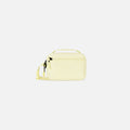 A Sherpani Hyk Sol Yellow Hip Pack, front view showing pocket and straps on white backdrop. #color_sol-yellow