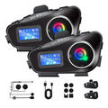 INTERCOMUNICADOR CASCO MOTO Q58MAX BLUETOOTH FM 2 UNIDADES